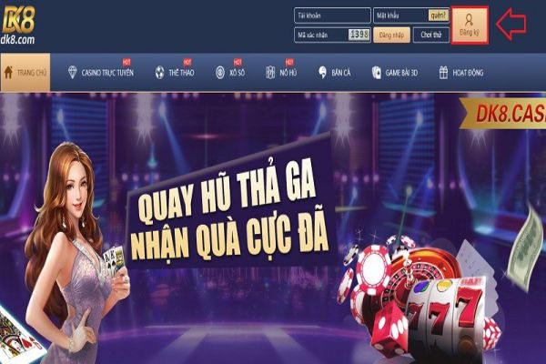 Hướng dẫn đăng ký tài khoản DK8 tại website chính thức tại Việt Nam